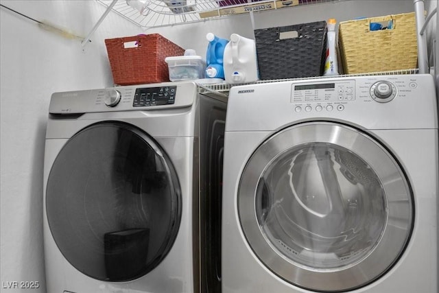 7817 Homing Pigeon St, North Las Vegas, NV 89084 - laundry room with separate washer and dryer