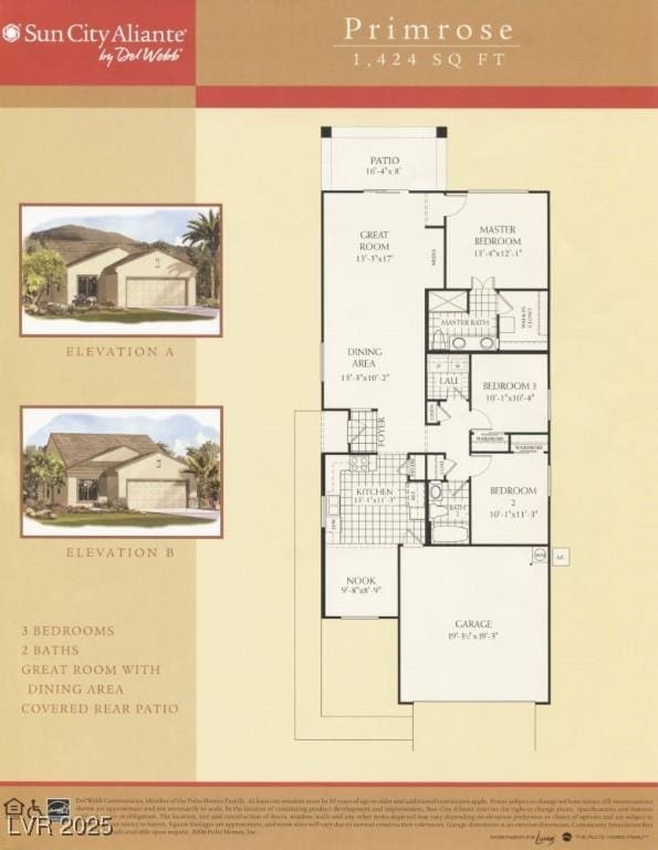 7817 Homing Pigeon St, North Las Vegas, NV 89084 - view of home floor plan