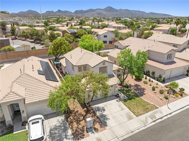 981 Leadville Meadows Dr, Henderson, NV 89052 - aerial perspective of suburban area featuring a mountainous background