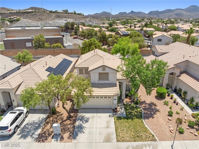 981 Leadville Meadows Dr, Henderson, NV 89052 - aerial perspective of suburban area featuring a mountain backdrop