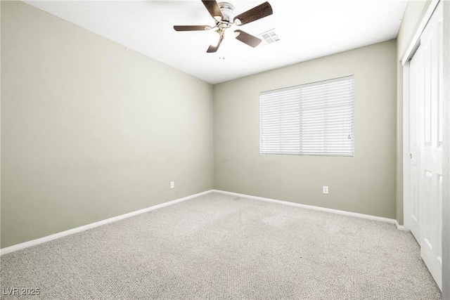 981 Leadville Meadows Dr, Henderson, NV 89052 - carpeted spare room featuring ceiling fan and baseboards