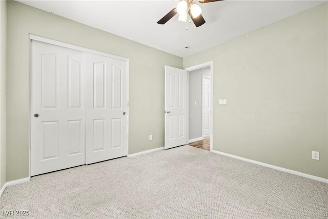 981 Leadville Meadows Dr, Henderson, NV 89052 - unfurnished bedroom with carpet, a closet, and a ceiling fan