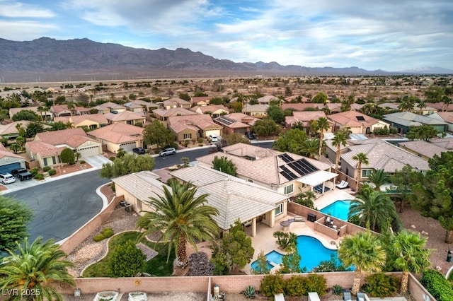 8633 Kennedy Heights Ct, Las Vegas, NV 89131 - aerial perspective of suburban area with a mountain backdrop
