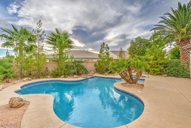 8633 Kennedy Heights Ct, Las Vegas, NV 89131 - view of swimming pool with a patio area