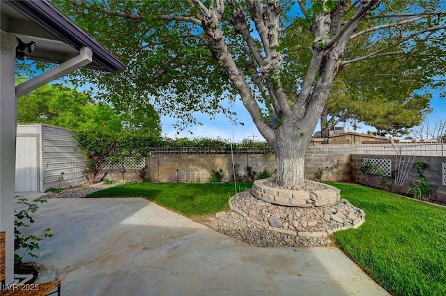 700 Cactus Ln, Las Vegas, NV 89107 - fenced backyard featuring a patio