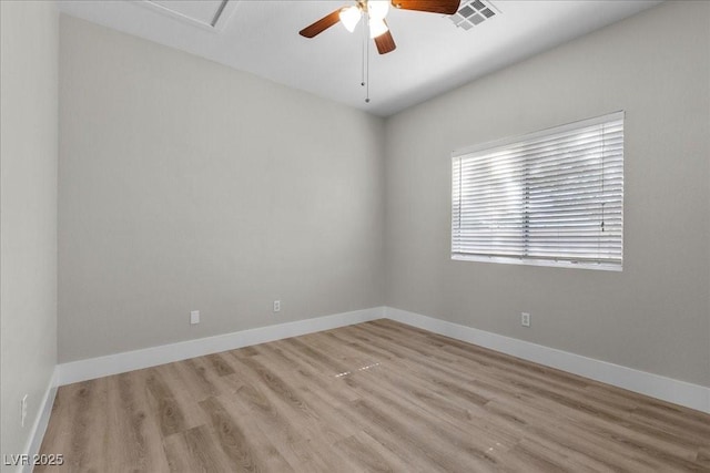 10613 Tiffanieville Ct, Las Vegas, NV 89129 - spare room featuring wood finished floors and a ceiling fan