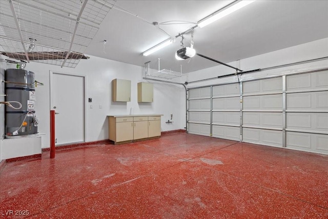 10613 Tiffanieville Ct, Las Vegas, NV 89129 - garage with a garage door opener and strapped water heater