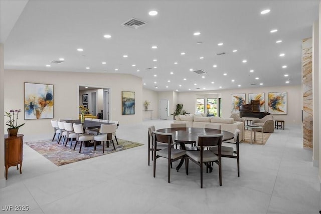 3104 Conners Dr, Las Vegas, NV 89107 - dining area featuring light tile patterned floors and recessed lighting