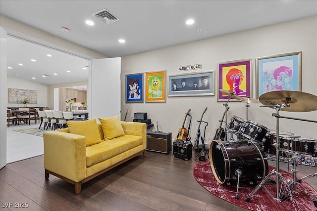 3104 Conners Dr, Las Vegas, NV 89107 - game room featuring wood finished floors and recessed lighting
