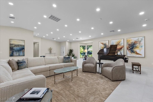 3104 Conners Dr, Las Vegas, NV 89107 - living area with recessed lighting and baseboards