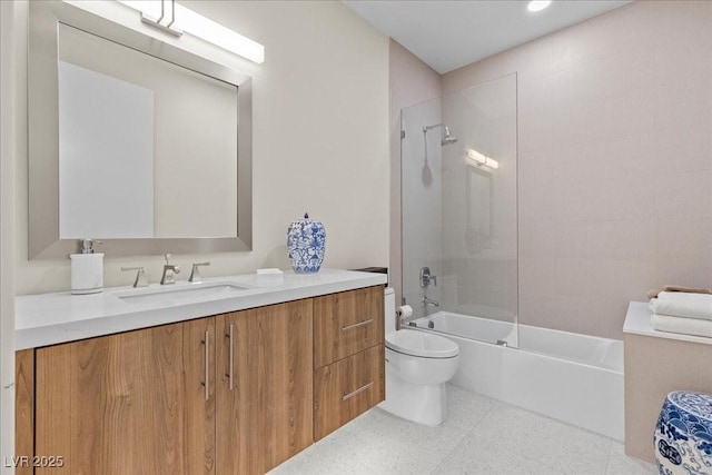 3104 Conners Dr, Las Vegas, NV 89107 - bathroom featuring vanity and bathing tub / shower combination