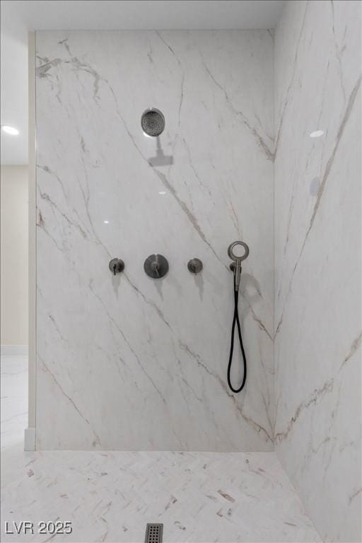3104 Conners Dr, Las Vegas, NV 89107 - bathroom view of a marble finish shower