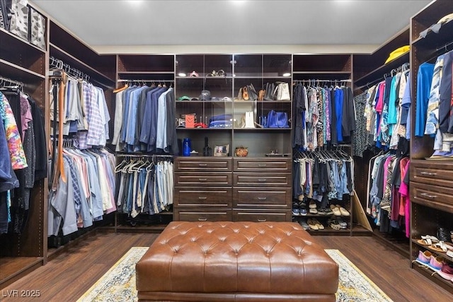 3104 Conners Dr, Las Vegas, NV 89107 - spacious closet featuring wood finished floors