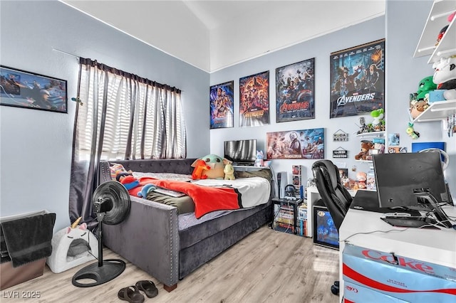 10654 Sidlaw Hills Ct, Las Vegas, NV 89141 - bedroom with wood finished floors and an office area