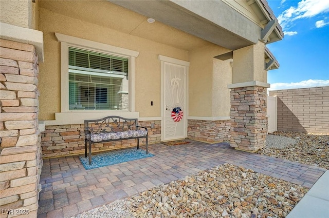 794 Sunny Sagebrush St, Henderson, NV 89011 - property entrance featuring stone siding and stucco siding