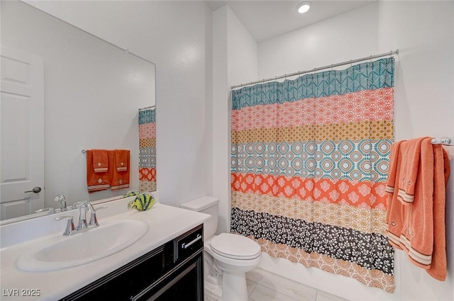 794 Sunny Sagebrush St, Henderson, NV 89011 - full bathroom featuring vanity and tile patterned flooring