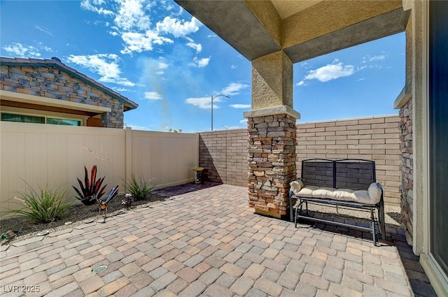 794 Sunny Sagebrush St, Henderson, NV 89011 - fenced backyard featuring a patio