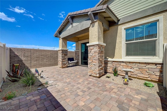 794 Sunny Sagebrush St, Henderson, NV 89011 - fenced backyard with a patio
