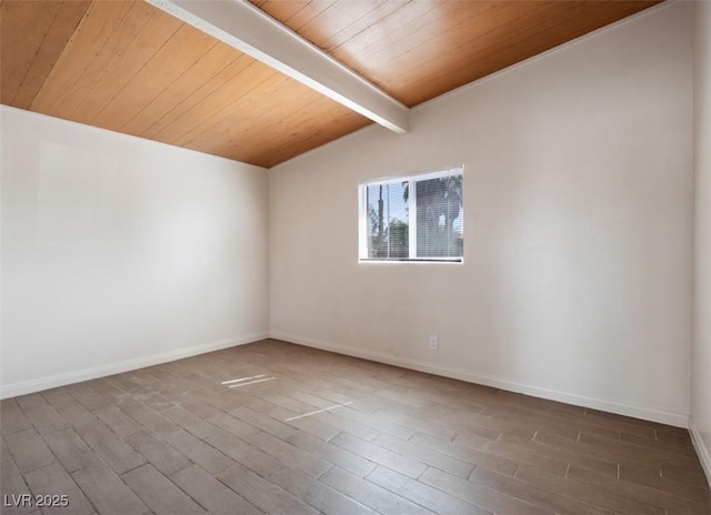 6112 Fairwood Cir, Las Vegas, NV 89107 - unfurnished room with wood ceiling and wood finished floors
