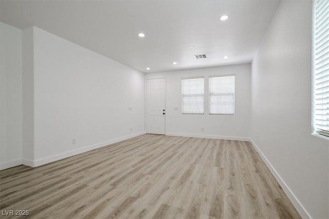 6133 Roseboro Ct, North Las Vegas, NV 89081 - empty room featuring light wood-style floors and recessed lighting