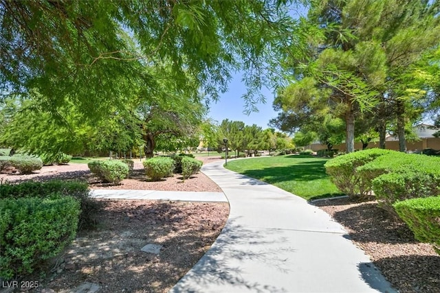 6133 Roseboro Ct, North Las Vegas, NV 89081 - view of home's community featuring a lawn