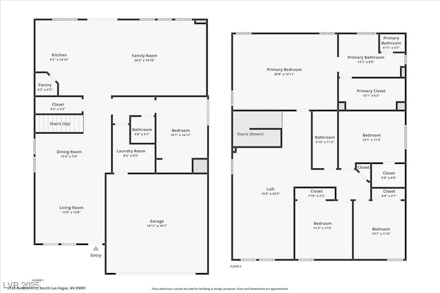 6133 Roseboro Ct, North Las Vegas, NV 89081 - view of property floor plan