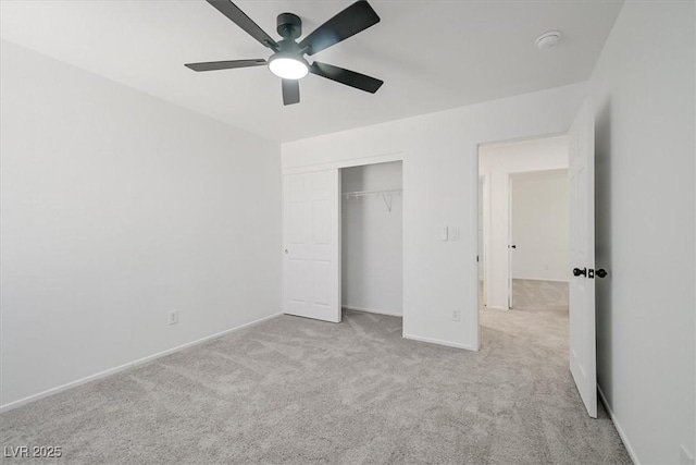 6133 Roseboro Ct, North Las Vegas, NV 89081 - unfurnished bedroom featuring carpet flooring, a closet, and a ceiling fan