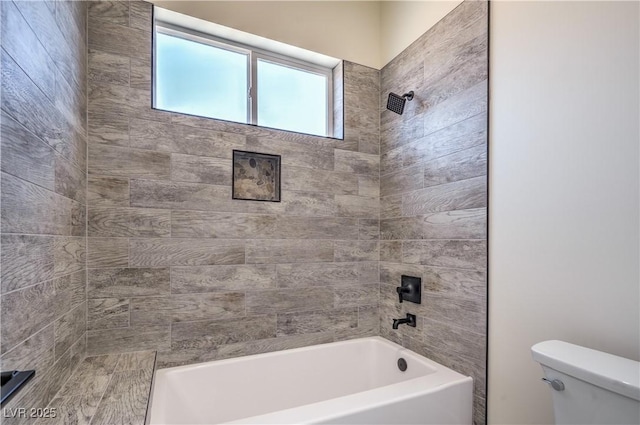 1525 Heights Dr, Logandale, NV 89021 - bathroom featuring toilet and tub / shower combination
