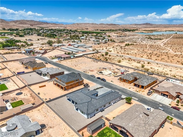 1525 Heights Dr, Logandale, NV 89021 - aerial view of a water and mountain view