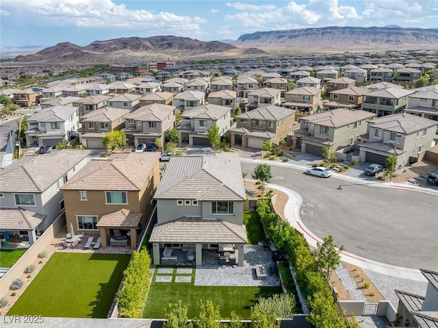 12426 Alpenglow Ct, Las Vegas, NV 89138 - aerial perspective of suburban area featuring mountains