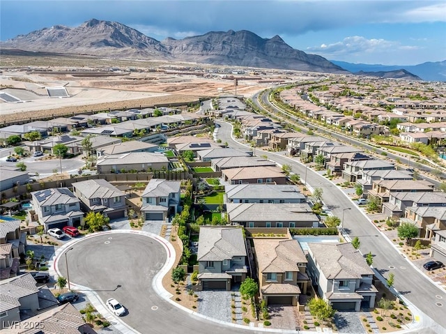 12426 Alpenglow Ct, Las Vegas, NV 89138 - aerial perspective of suburban area with mountains