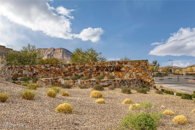 12426 Alpenglow Ct, Las Vegas, NV 89138 - community sign featuring a mountain view