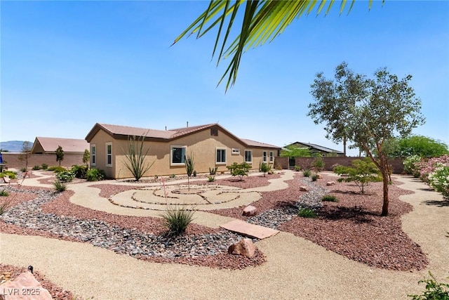 4317 Velvet Ridge Ct, Las Vegas, NV 89129 - rear view of house featuring stucco siding