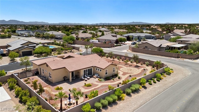 4317 Velvet Ridge Ct, Las Vegas, NV 89129 - aerial perspective of suburban area featuring a mountainous background