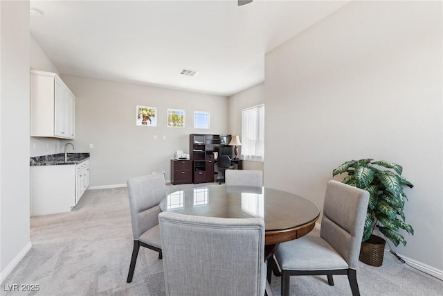 4317 Velvet Ridge Ct, Las Vegas, NV 89129 - dining area with light colored carpet