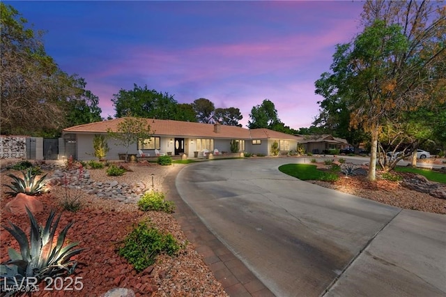 3108 Sonia Dr, Las Vegas, NV 89107 - single story home with curved driveway