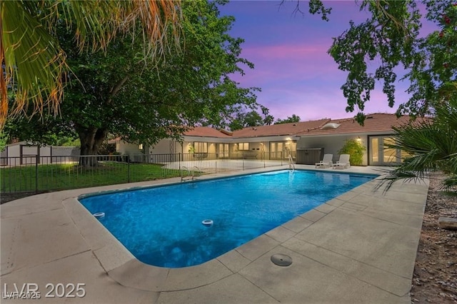 3108 Sonia Dr, Las Vegas, NV 89107 - view of swimming pool with a patio area