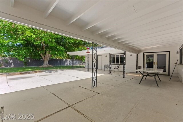 3108 Sonia Dr, Las Vegas, NV 89107 - view of patio featuring french doors