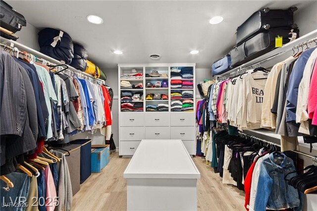 3108 Sonia Dr, Las Vegas, NV 89107 - spacious closet with light wood-style floors