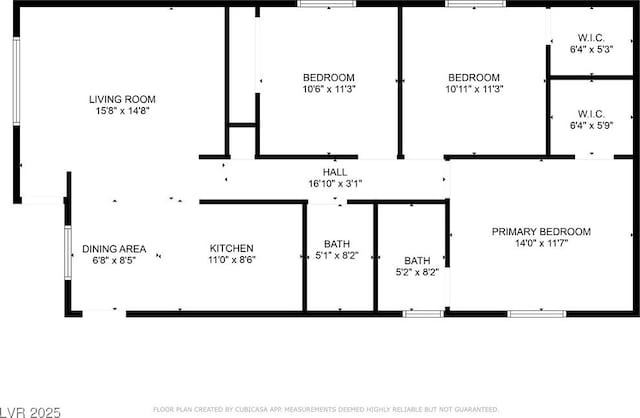 4432 Ash Ave, Las Vegas, NV 89110 - view of property floor plan