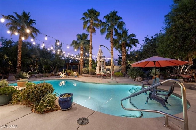 10674 Chillingham Dr, Las Vegas, NV 89183 - outdoor pool with a patio area