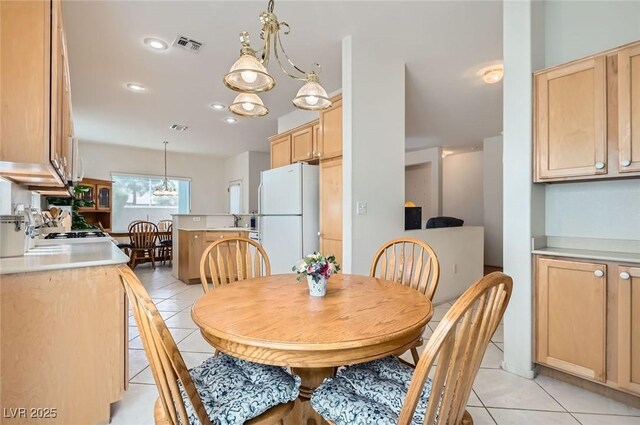 1816 Eagle Mesa Ave, Henderson, NV 89012 - dining space featuring light tile patterned floors