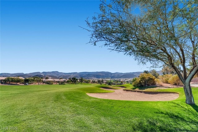 1816 Eagle Mesa Ave, Henderson, NV 89012 - view of community with a mountain view, a yard, and golf course view