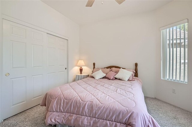 1816 Eagle Mesa Ave, Henderson, NV 89012 - carpeted bedroom featuring ceiling fan