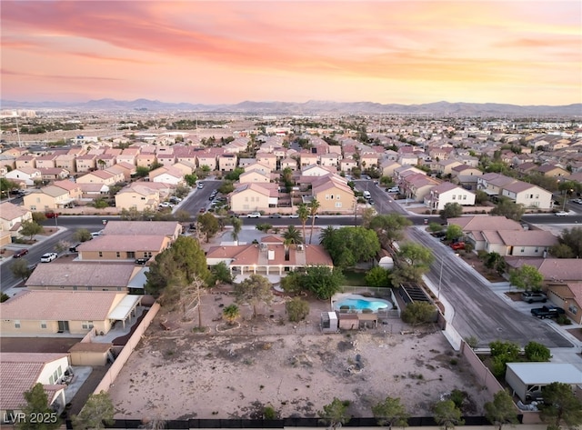 4530 W Shelbourne Ave, Las Vegas, NV 89139 - aerial view of property and surrounding area with nearby suburban area