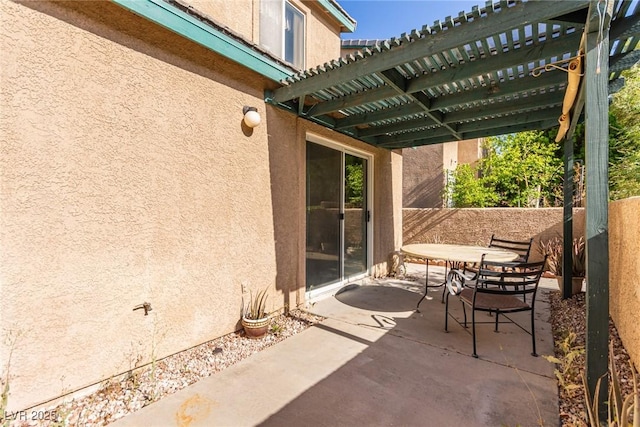 5249 Wave Dancer Ln, Las Vegas, NV 89118 - view of patio / terrace with a pergola