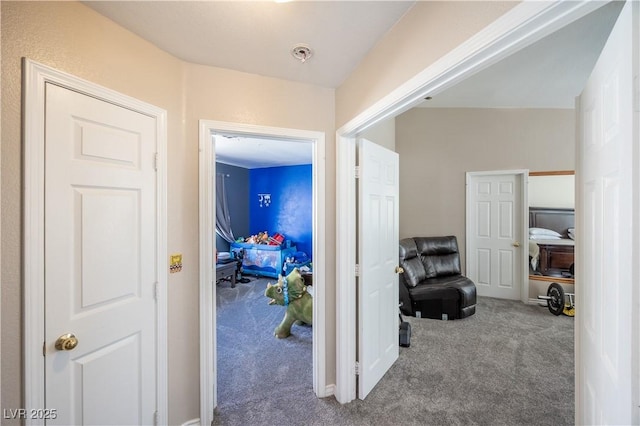 433 Jubilation Dr, Las Vegas, NV 89145 - hallway with carpet flooring
