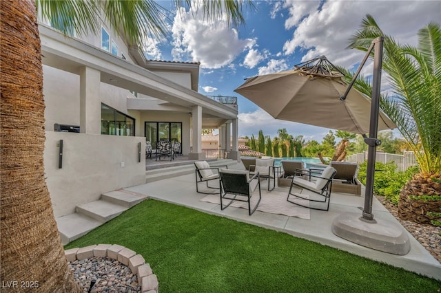 2058 Troon Dr, Henderson, NV 89074 - view of patio with outdoor lounge area