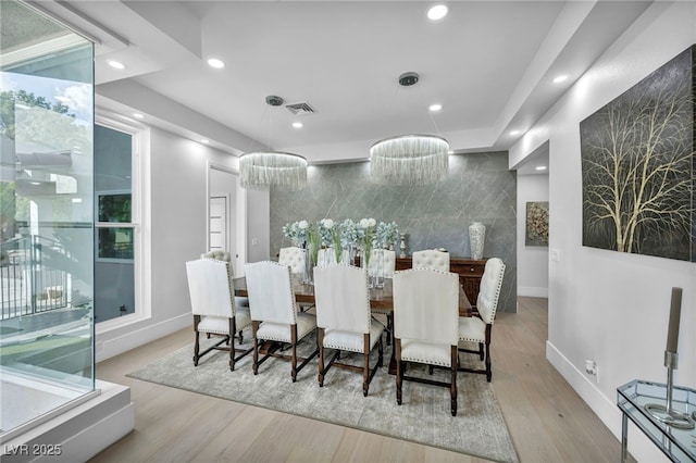 2058 Troon Dr, Henderson, NV 89074 - dining space with wood finished floors and recessed lighting