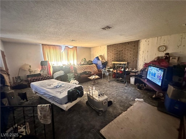 3505 W Bonanza Rd, Las Vegas, NV 89107 - living area featuring a textured ceiling